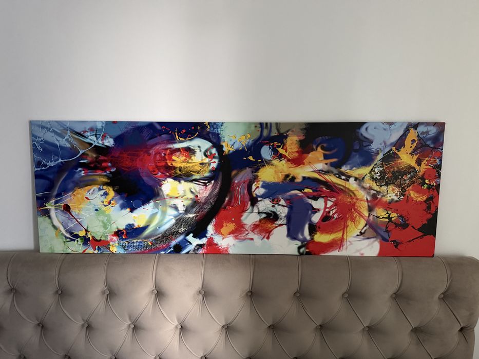 Tablou abstract in stare perfecta cu o dimensiune de 150/50
