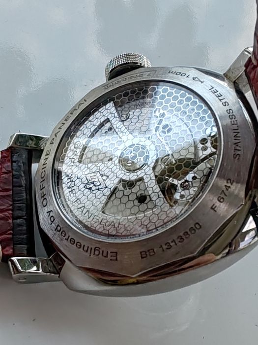 Ceas Officine Panerai Ferrari Automatic GMT Day-night Power Reserve 10 zile, 45 mm