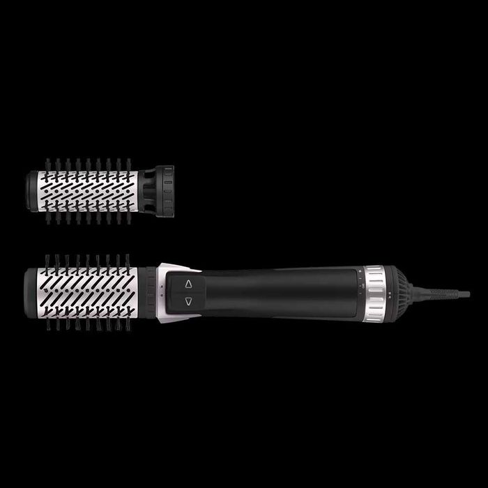 Perie rotativa Rowenta Brush Activ'Dry & Style CF9550F0, 1000 W, negru