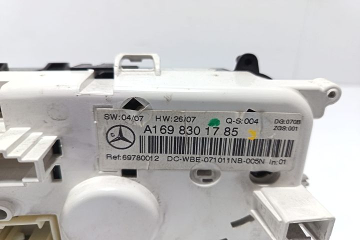 Comanda clima A1698301785 Mercedes-Benz A-Class W169