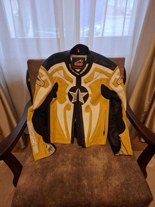 Кожено мото яке телешки бокс