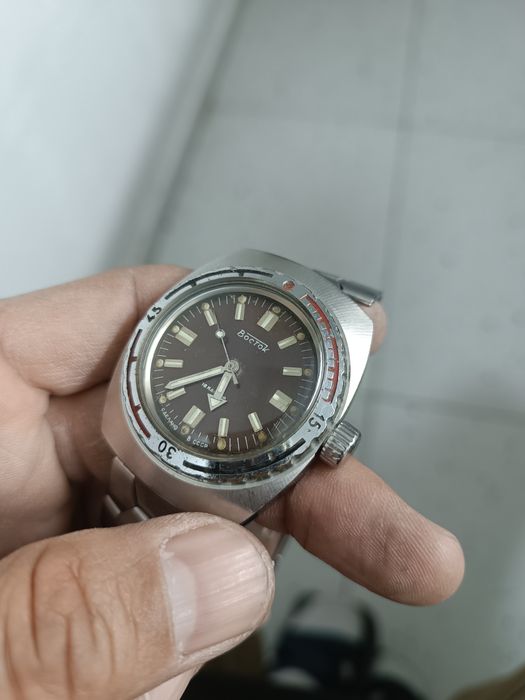 Часы Амфибия, дайвер