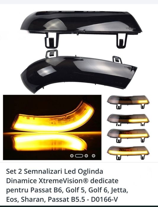 Semnalizari dinamice oglinzi VW