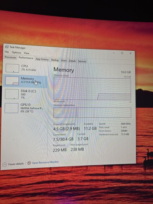 Pc ryzen 5 5600 16gb 3600mhz rtx 3070 aorus 1tb nvme