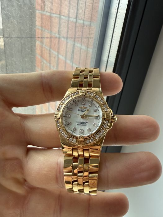 Breitling Starliner fulll GOLD 18k Diamonds