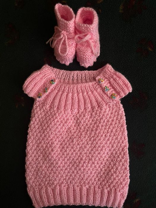 Детски ръчно плетени комплекти