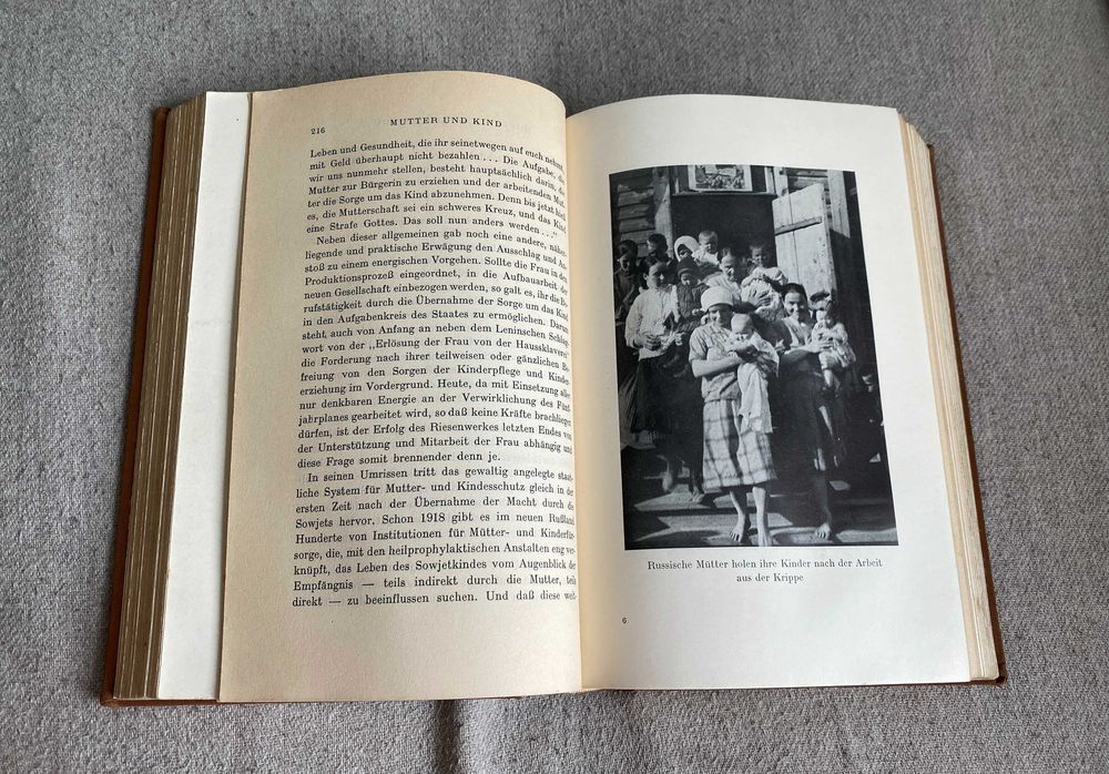 Carte „Die Frau in Sowjetrussland” 1932, în limba germană