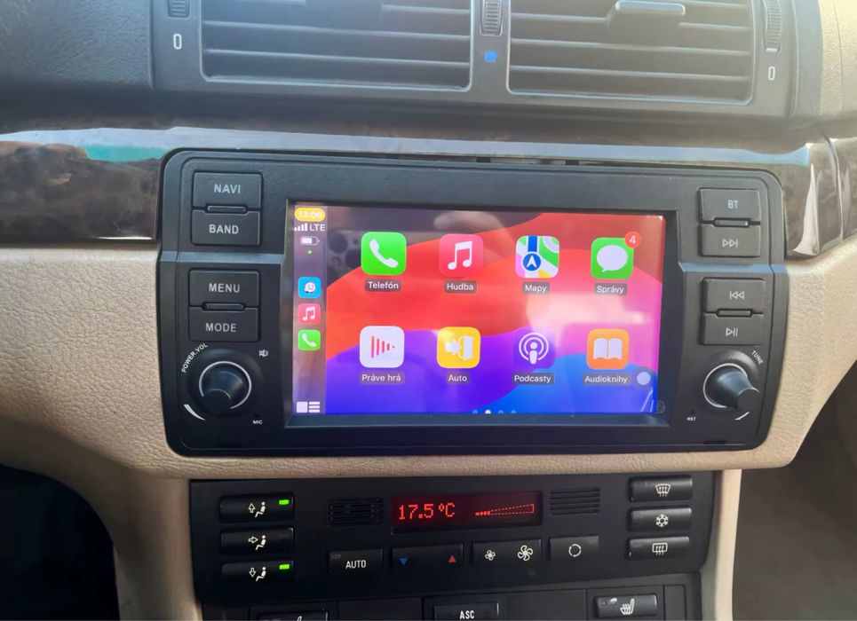 Андроид мултимедия за BMW E46 със CarPlay и задна камера