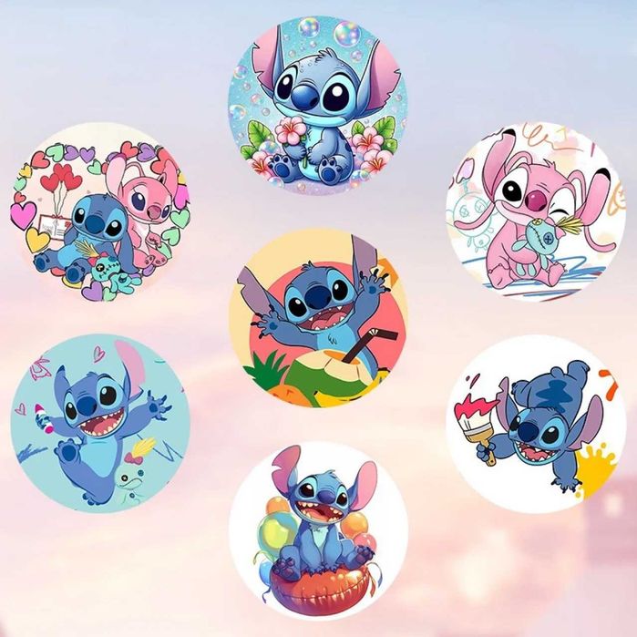 Стикери Стич 500бр, стикери Stitch, лепенки Стич