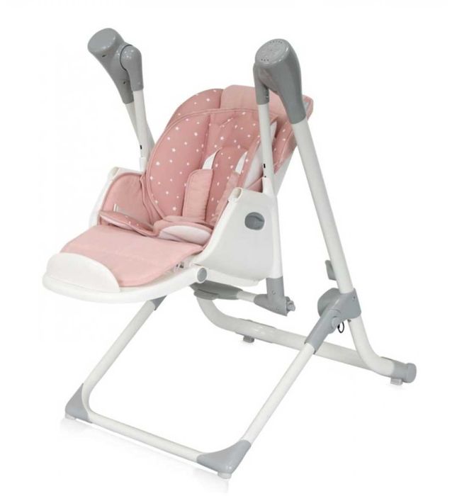 Столче за хранене - люлка Lorelli Ventura, Peach beige stars