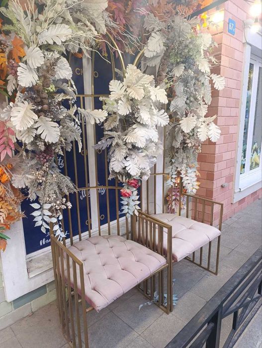 Декоратив стул, стул декор, фотозона, стул темир