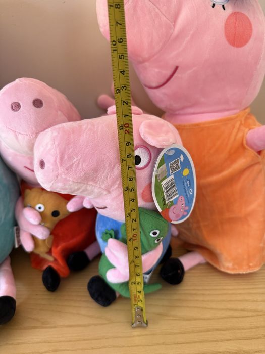 Peppa Pig плюшен комплект цялото семейтво перфектен подарък