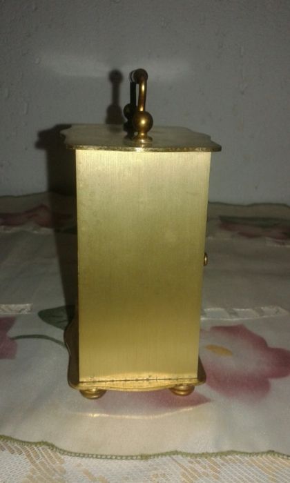 Ceas model vechi "Wm. Widdop Brass Carriage Quartz" Est. 1883