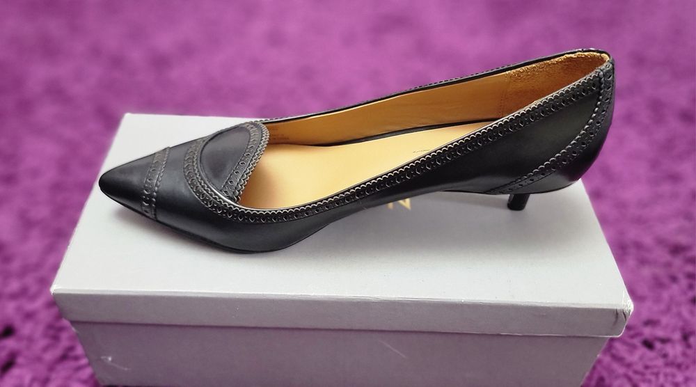 Pantofi eleganți AERIN din piele naturală, mărimea 41 – NOI, în cutie