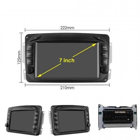 7-инчова мултимедия Mercedes Benz W203 Vito W639 W168 Vaneo CLK W209
