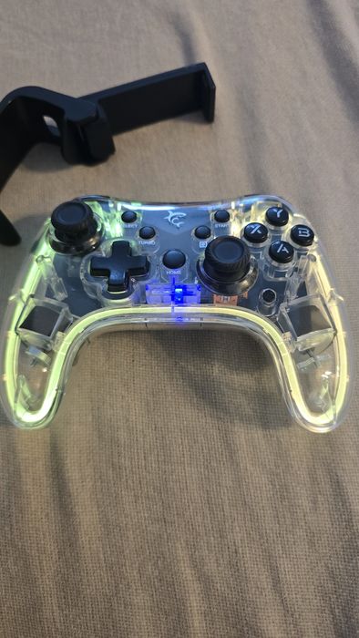 Controler/joystick white shark cu suport telefon