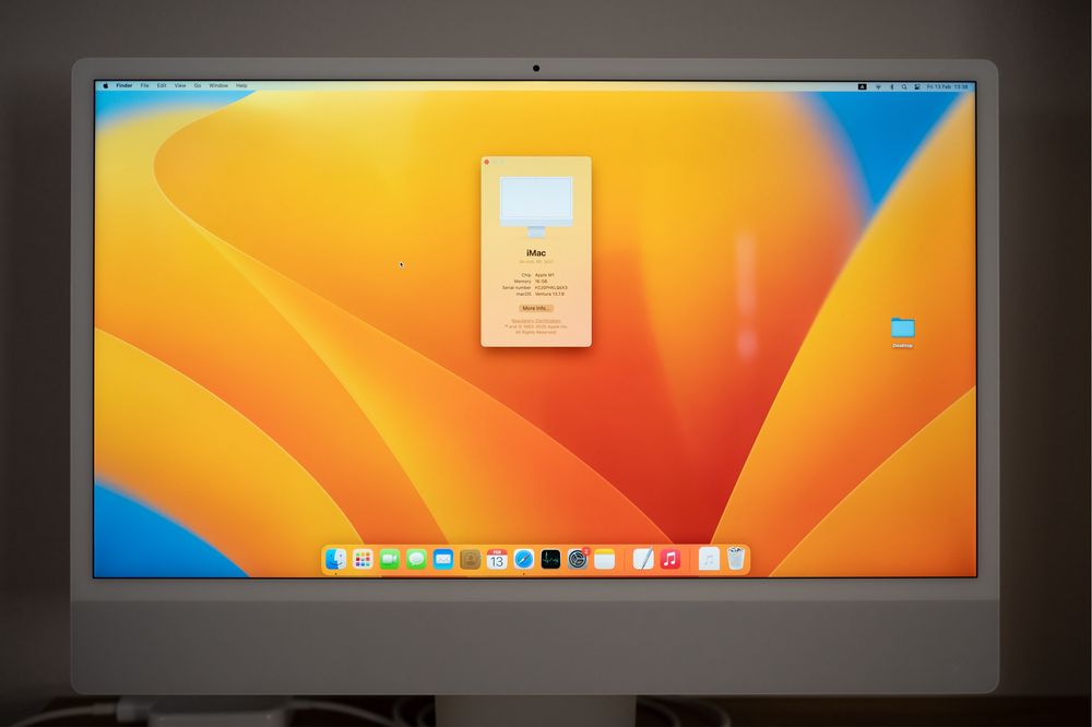 iMac M1 16GB RAM 512GB SSD