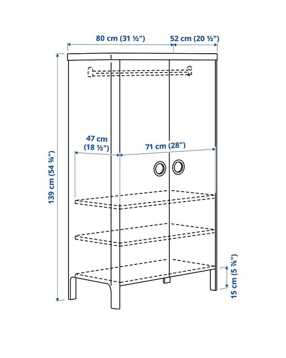 Dulap Ikea Busunge pentru copii