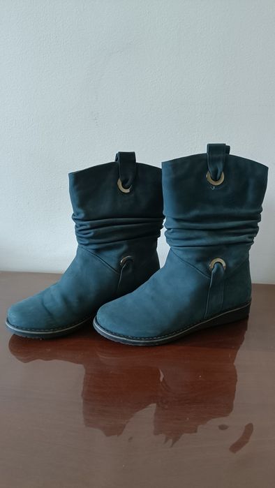 Ботинки кожа, натуральный мех