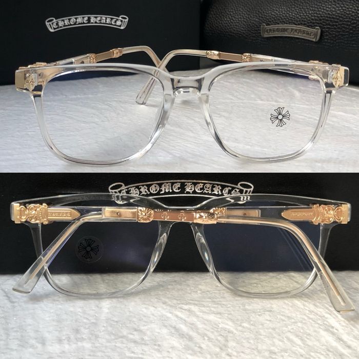 Очила за компютър Диоптрични рамки прозрачни слънчеви chrome hearts