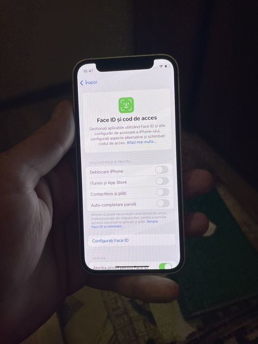 Iphone 12 mini verde deschis