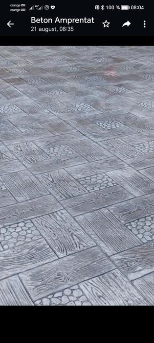 Beton amprentat elicopterizat pavaj gard decorativa pavele tencuială
