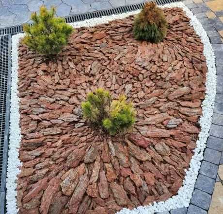 Мульча из лиственницы — больше красоты
