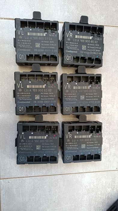 Управления за предни леви и предни десни врати ML/GL-166 и GLE/GLS 166