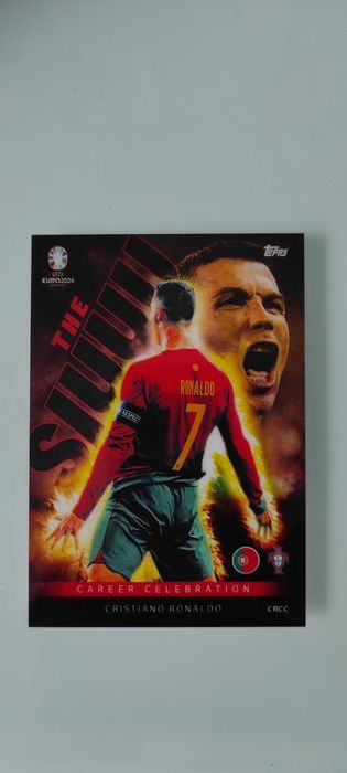 Match Attax Euro 2024 Cristiano Ronaldo Career Celebration Topps UEFA