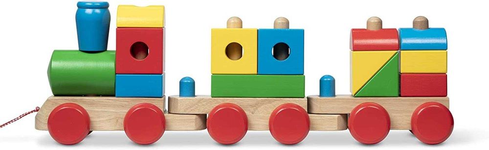 Melissa & Doug голямo влакче от дърво 63.5 см/2 до 8 г.