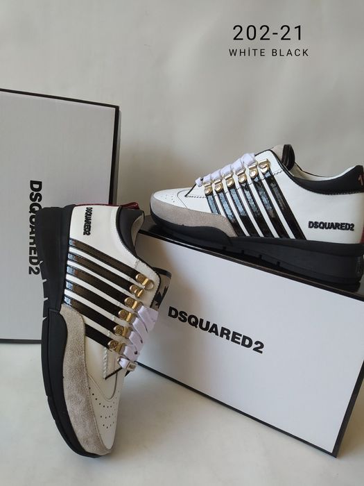 Мъжки маратонки естествена кожа Dsquared