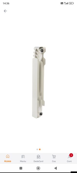 Calorifer aluminiu Ferroli Proteo HP800, 10 elementi