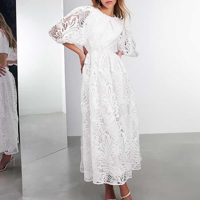 Официална миди рокля ASOS