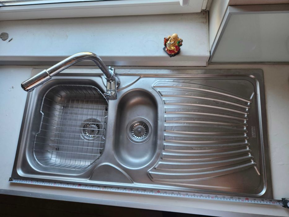 кухненска мивка FRANKE с допълнително корито за зеленчуци 100/50 см