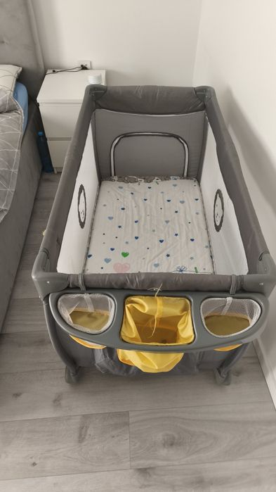 Pătuț pliabil Lionelo Sven + saltea