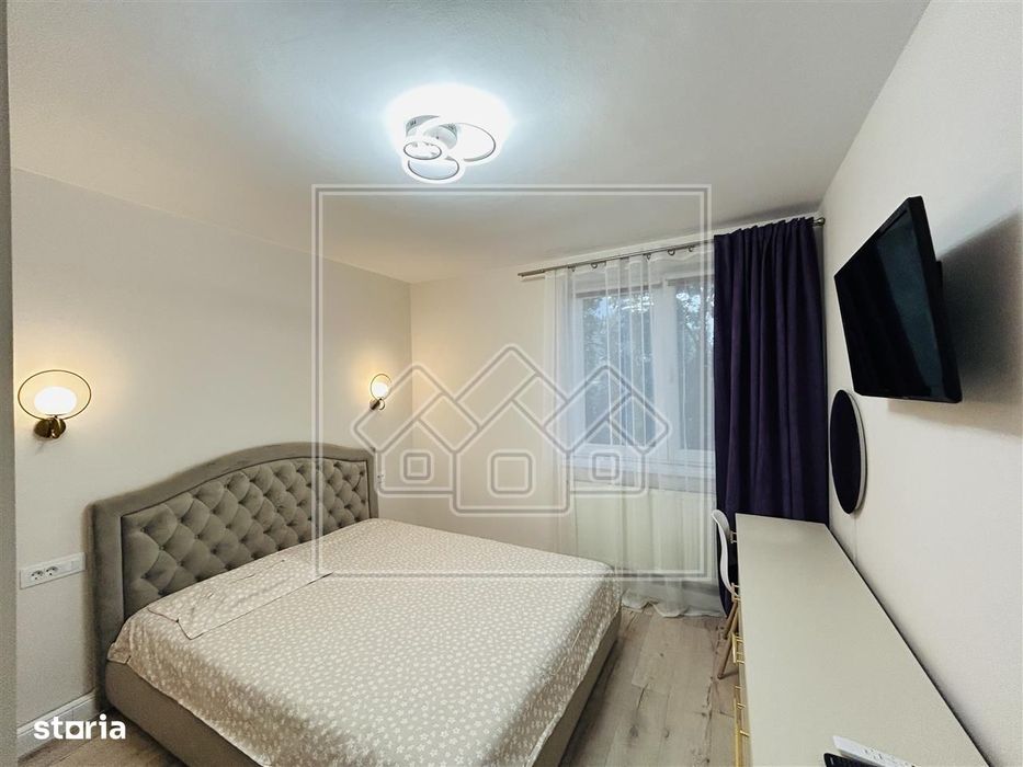 Ap cu 2 camere, mobilat modern, balcon inchis, Zona Rahovei