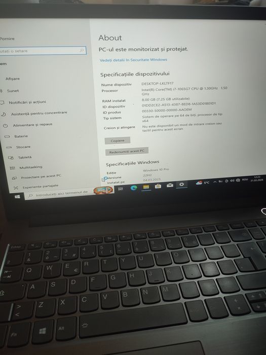 Placa de baza laptop Lenovo ThinkBook 15-IIL - i7-1065G7