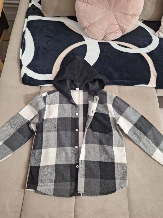 Geaca/Jachetă colegiu +cămașă băieți 12-13 ani