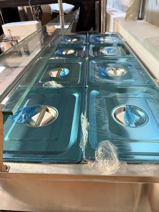 Vitrina calda  bain marin profesionala