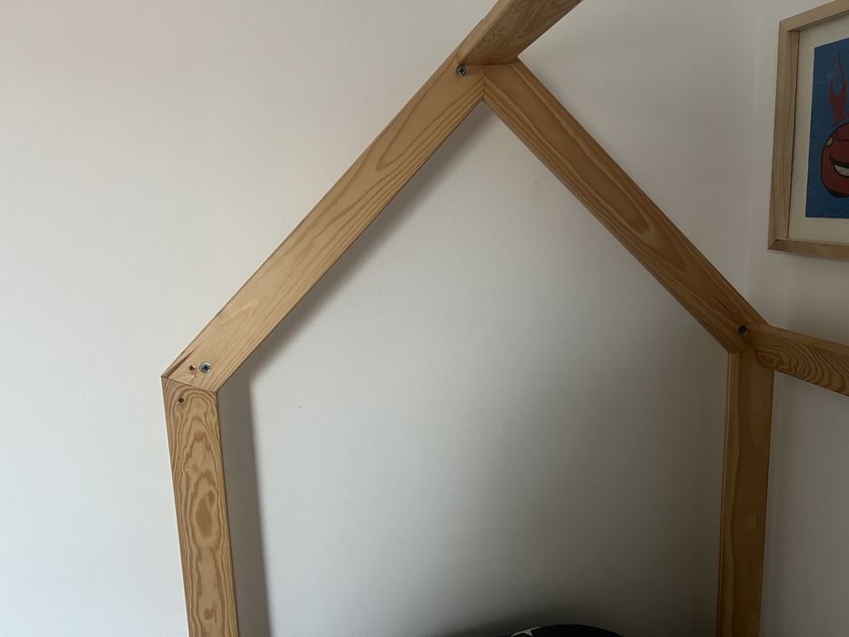 Pat copii casuta Montessori 165x90 cm