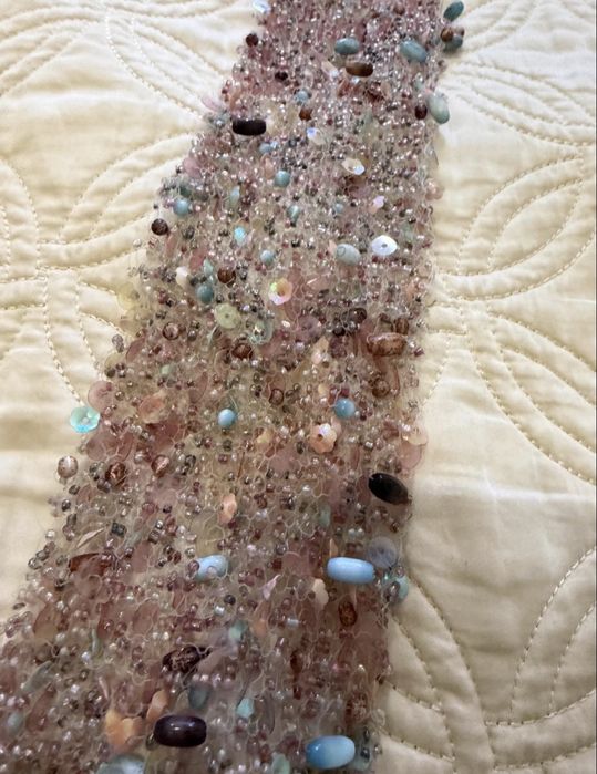 Шарфик из бисера