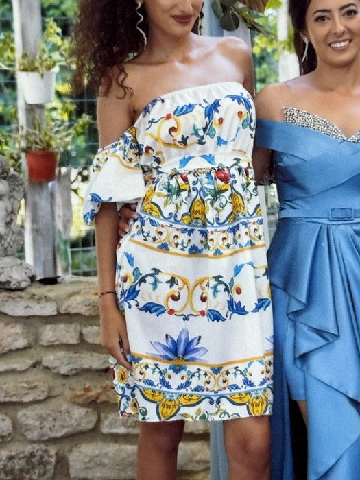 Лятна лека сатенена рокля