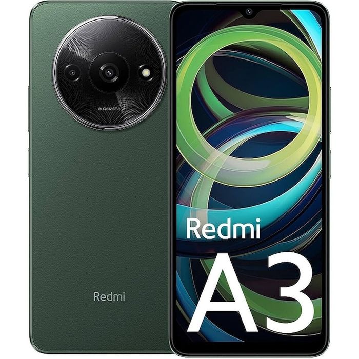 Xiaomi Redmi A3, Dual SIM, 128GB, 4GB RAM, Verde