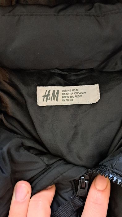 Geaca H&M băieți 146 cm