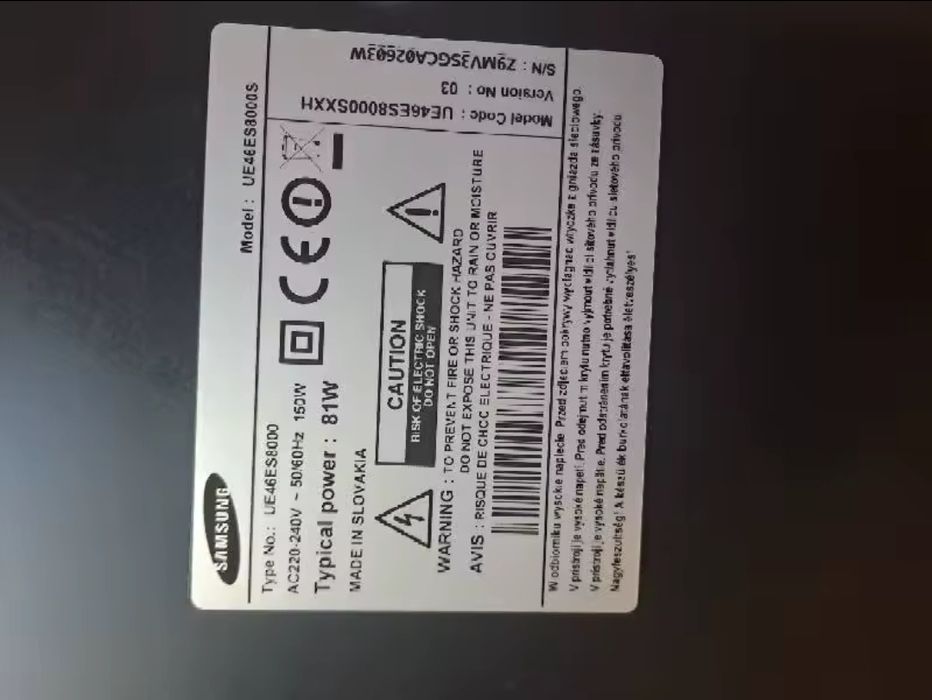 Placa video Tv Samsung Smart