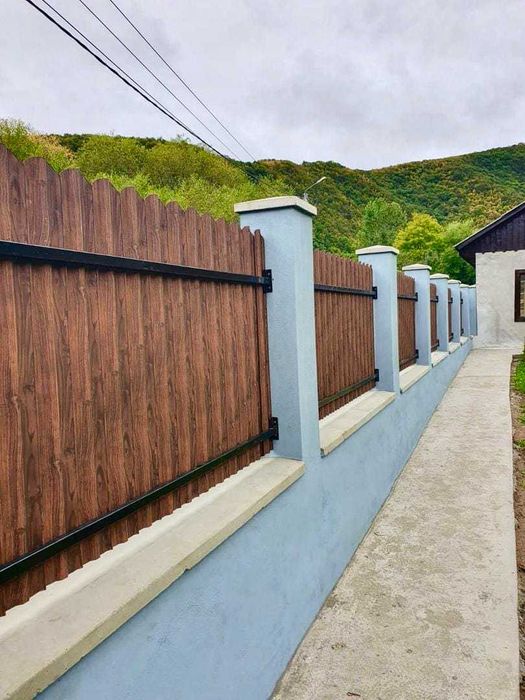 Garduri din panou stil jaluzele, din sipca metalica, tabla, plasa, BCA