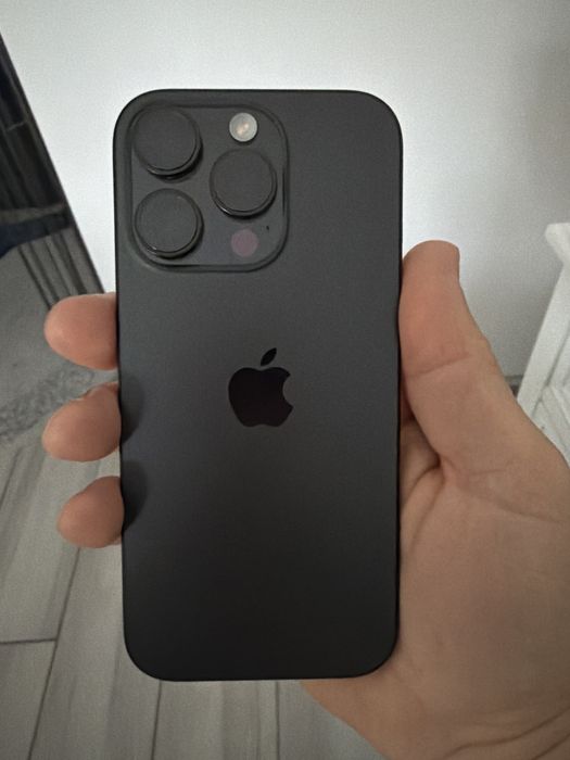 iphone 16 pro black titanium 256gb impecabil, baterie 100%