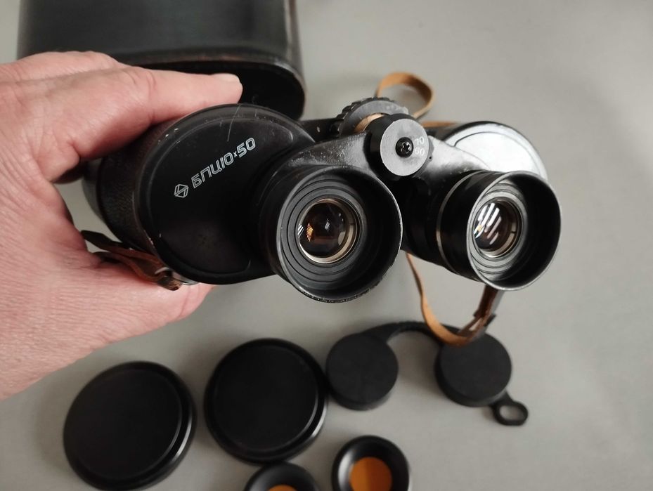 ТОП Съветски Бинокъл БПЦ 10 х 50 --TENTO--MADE IN СССР-