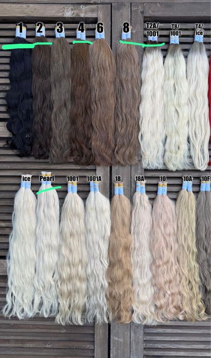 Чисто нови кератинови кичури