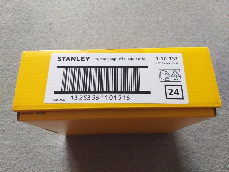 Cutter Stanley 1-10-151 set 24 buc